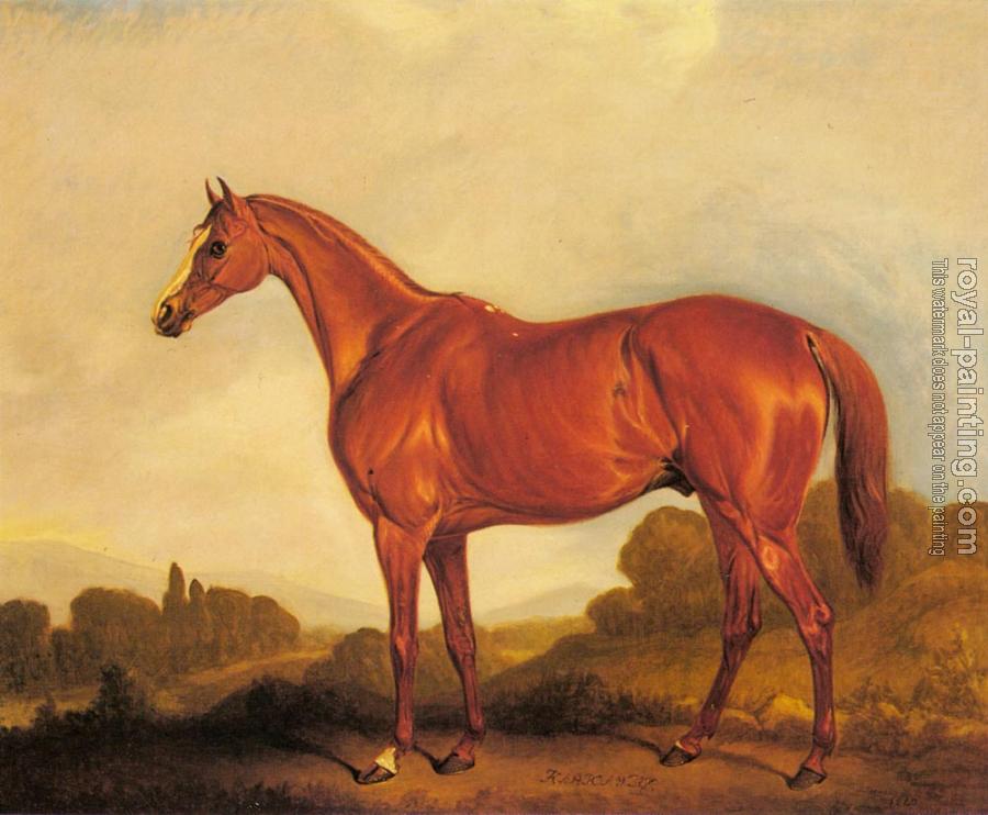 John Ferneley : A Portrait of the Racehorse Harkaway, the Winner of Goodwood